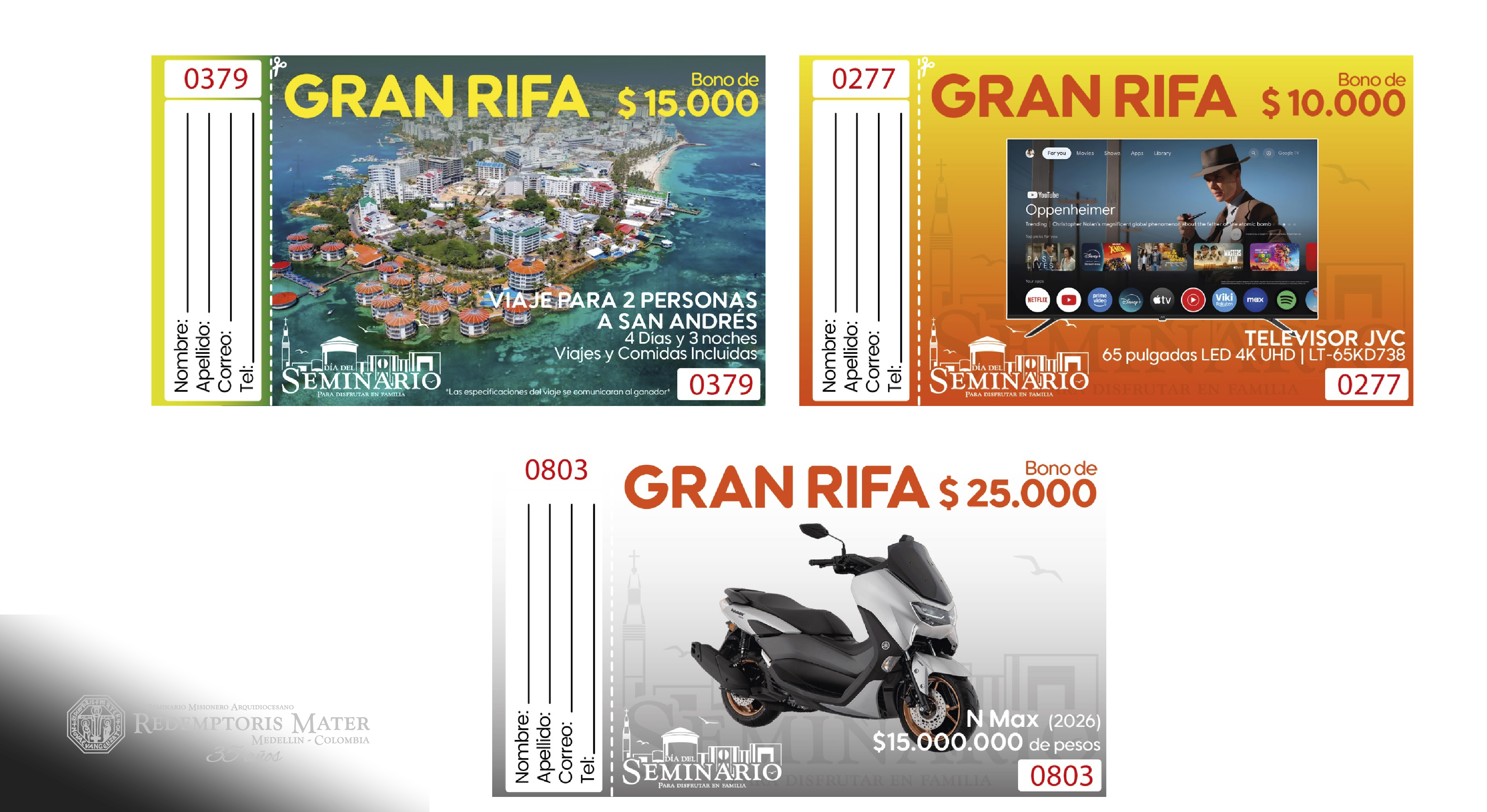 GANADORES RIFA